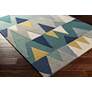 Surya Kennedy KDY-3012 5&#39;x8&#39; Bright Blue and Gray Area Rug