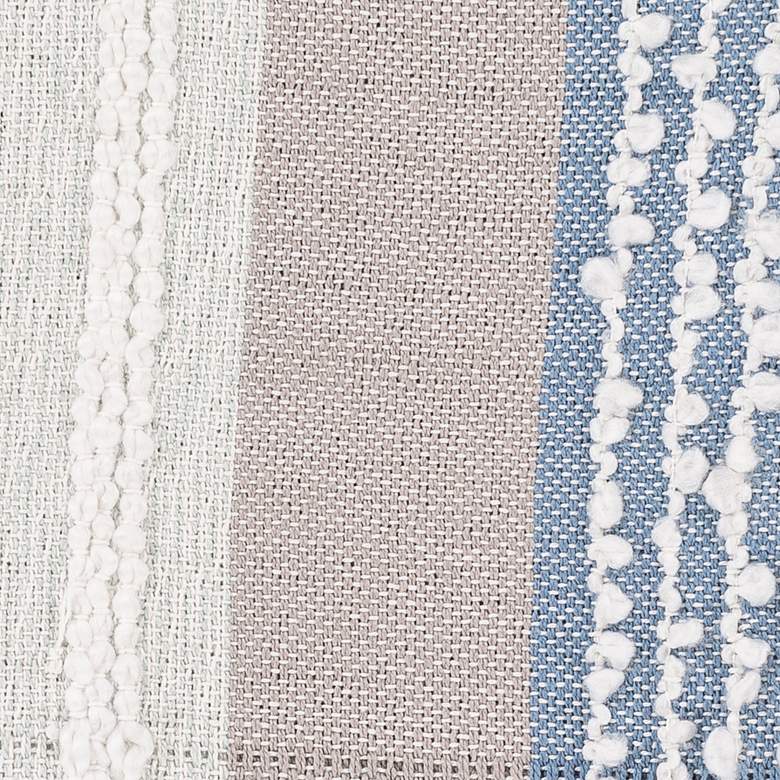 Image 2 Surya Manteo Blush Seafoam Decorative Throw Blanket more views