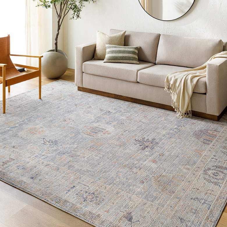 Image 1 Surya Marlene BOMN2306 7'10"x10' Blue Rectangular Area Rug