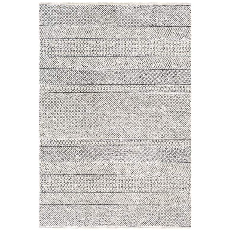 Image 1 Surya Maroc MAR-2301 5'x8' Ivory and Charcoal Area Rug