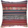 Surya Marrakech Pink and Brown 20" Square Throw Pillow in scene