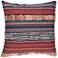 Surya Marrakech Pink and Brown 20" Square Throw Pillow