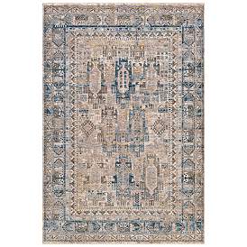 Image2 of Surya Mirabel MBE-2302 7'10"x10'3" Navy and Cream Area Ru