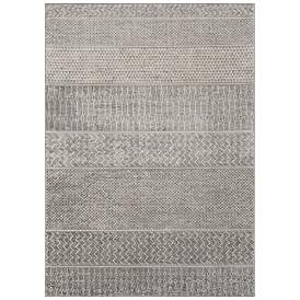 Image2 of Surya Monaco MOC-2304 5'x8' Silver Gray and Cream Area Rug