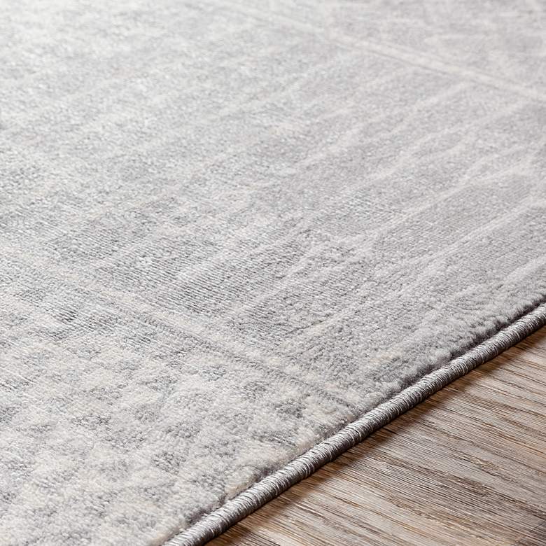 Image 4 Surya Monaco MOC-2304 5'x8' Silver Gray and Cream Area Rug more views