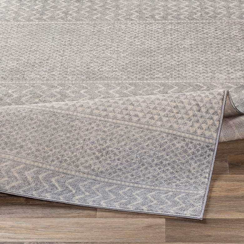 Image 5 Surya Monaco MOC-2304 5'x8' Silver Gray and Cream Area Rug more views