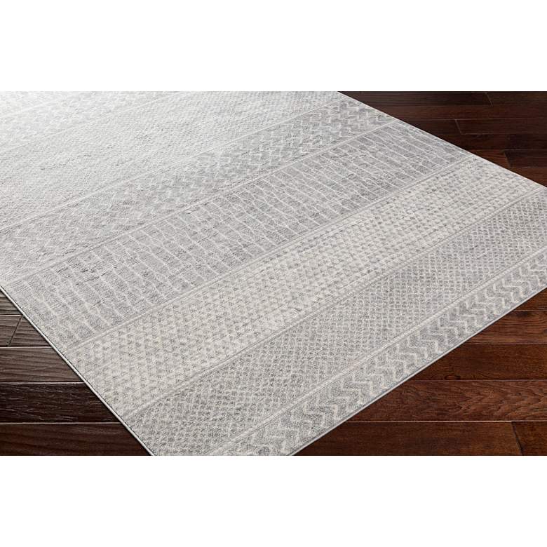 Image 6 Surya Monaco MOC-2304 5'x8' Silver Gray and Cream Area Rug more views