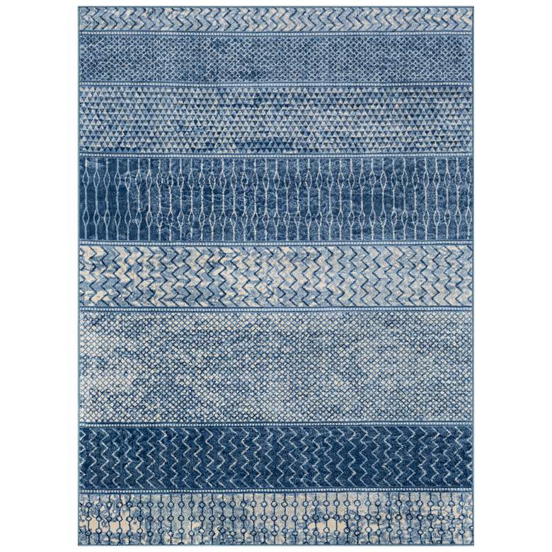 Image 2 Surya Monaco MOC-2305 5'3"x7'3" Blue and Navy Area Rug