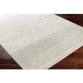 Image3 of Surya Monaco MOC-2306 8'x10' Silver Gray and Cream Area Rug more views