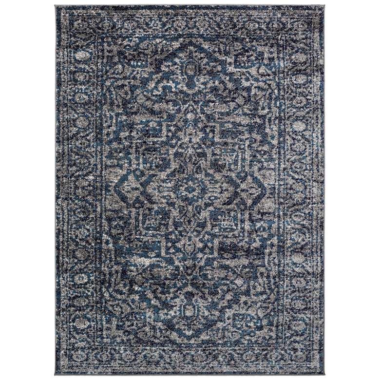 Image 2 Surya Monte Carlo MNC-2301 5'x8' Navy and Gray Area Rug
