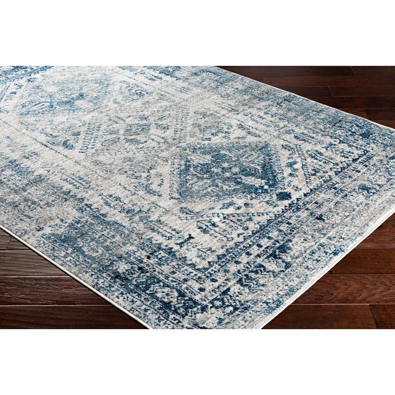 Image 3 Surya Monte Carlo MNC-2313 5'x8' Blue and White Area Rug more views