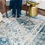 Thumbnail1 of Surya Monte Carlo MNC-2313 8'x10' Blue and White Area Rug