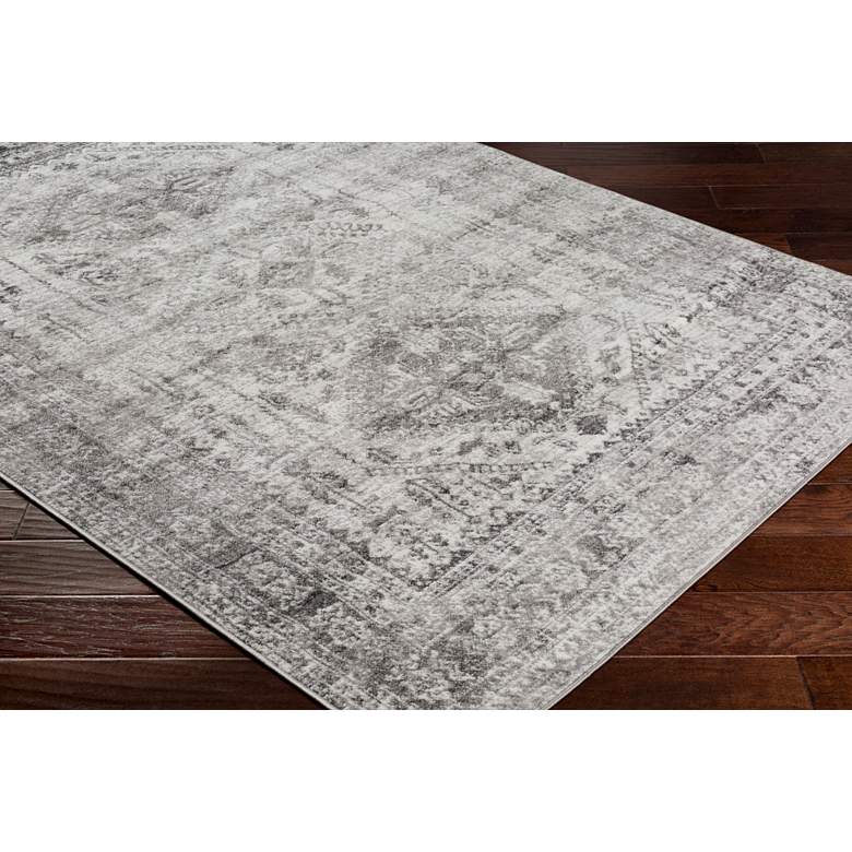 Image 3 Surya Monte Carlo MNC-2314 5'x8' Gray and White Area Rug more views