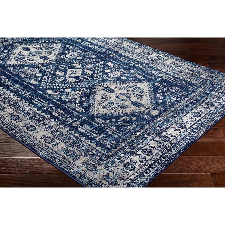 Image 3 Surya Monte Carlo MNC-2315 5'x8' Navy and White Area Rug more views
