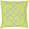 Surya Moss 18" Square Decorative Throw Pillow