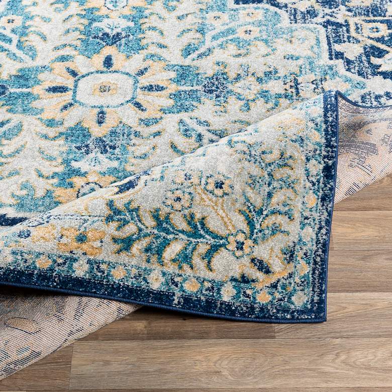 Surya Murat MUT-2320 5&#39;3&quot;x7&#39;3&quot; Navy and Sky Blue Area Rug more views