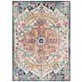 Thumbnail2 of Surya Murat MUT-2321 7'10"x10' Sky Blue and Garnet Area Rug