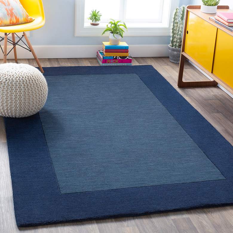 Image 1 Surya Mystique M-309 5&#39;x8&#39; Navy and Ink Area Rug