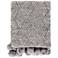 Surya Odella Charcoal White Knitted Decorative Throw Blanket