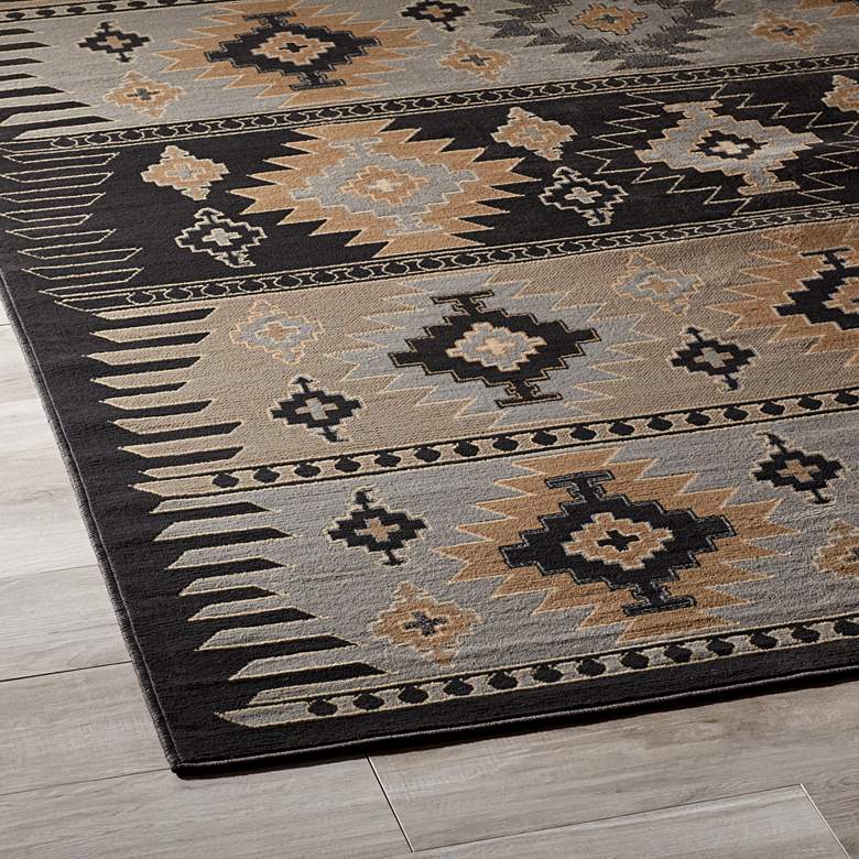 Image 4 Surya Paramount 7'9"x11'2" Gray and Khaki Area Rug more views
