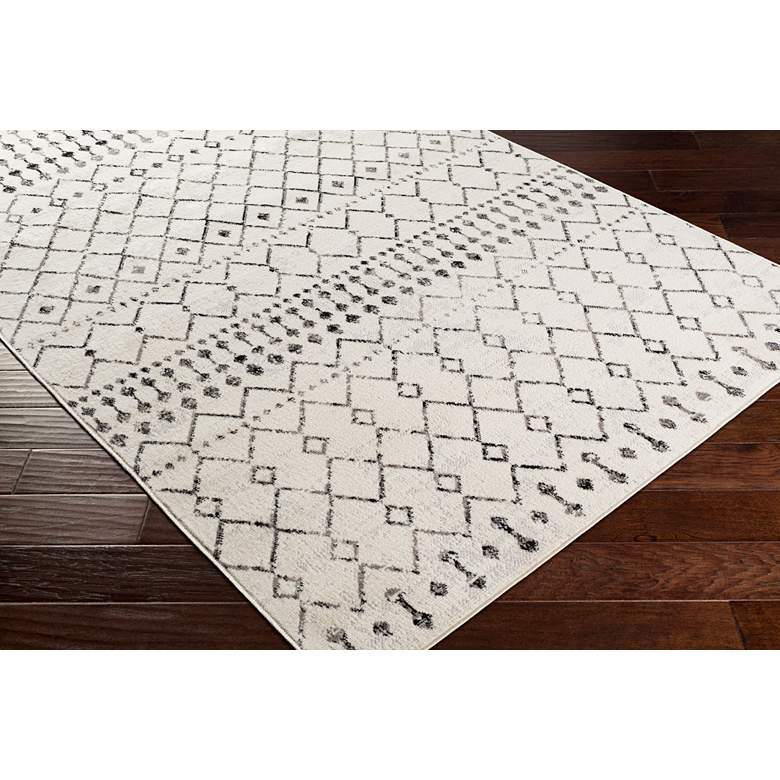 Image 3 Surya Pisa PSS-2300 5'x7' Black and Ivory Area Rug more views