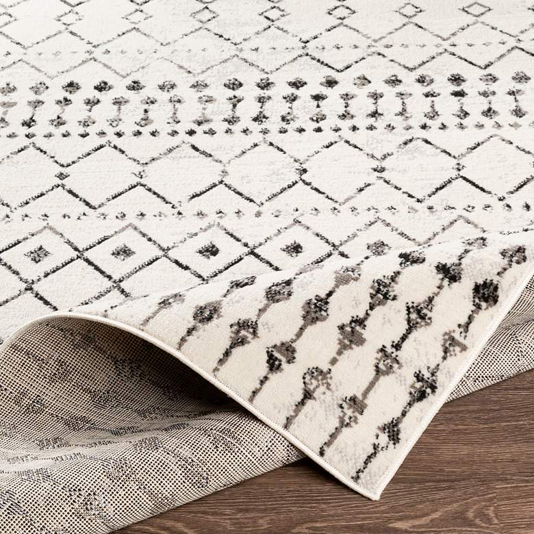 Image 4 Surya Pisa PSS-2300 5'x7' Black and Ivory Area Rug more views