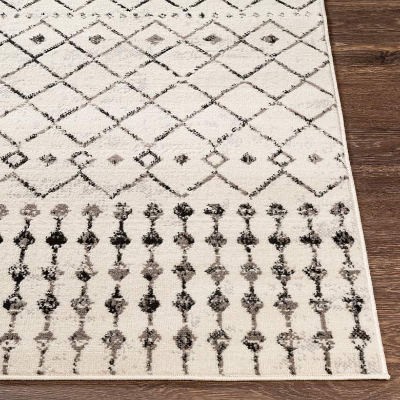 Image 5 Surya Pisa PSS-2300 5'x7' Black and Ivory Area Rug more views