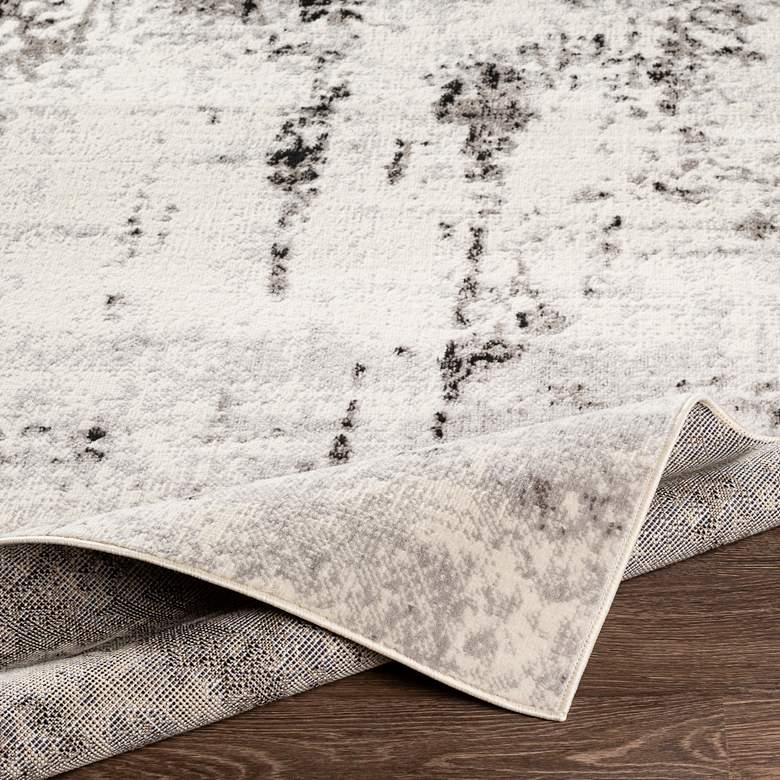 Image 4 Surya Pisa PSS-2303 5'x7' Medium Gray and Black Area Rug more views