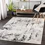 Thumbnail1 of Surya Pisa PSS-2303 7'10"x10' Medium Gray and Black Area Rug