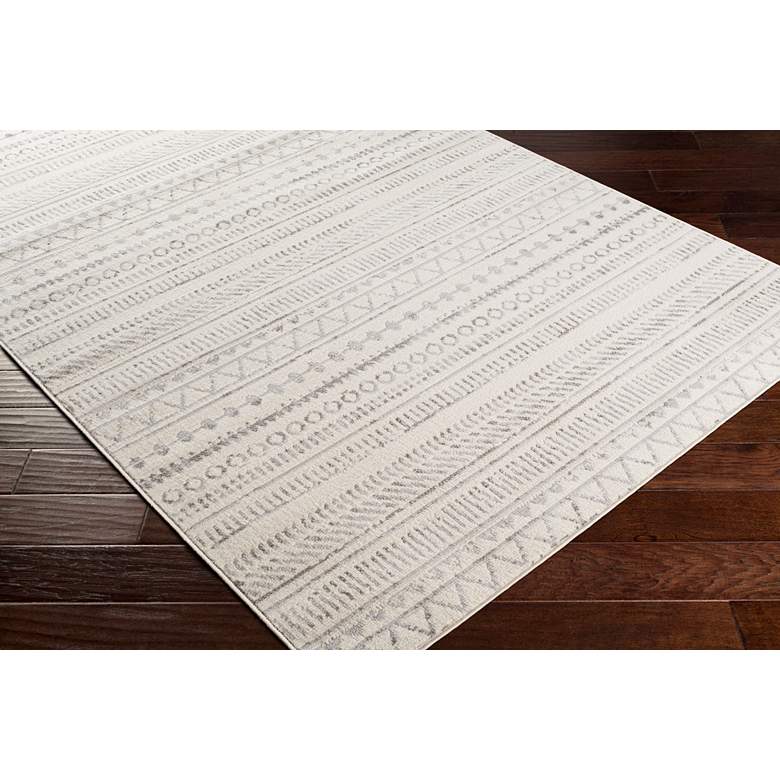 Image 3 Surya Pisa PSS-2304 5'x7' Light Gray and Ivory Area Rug more views