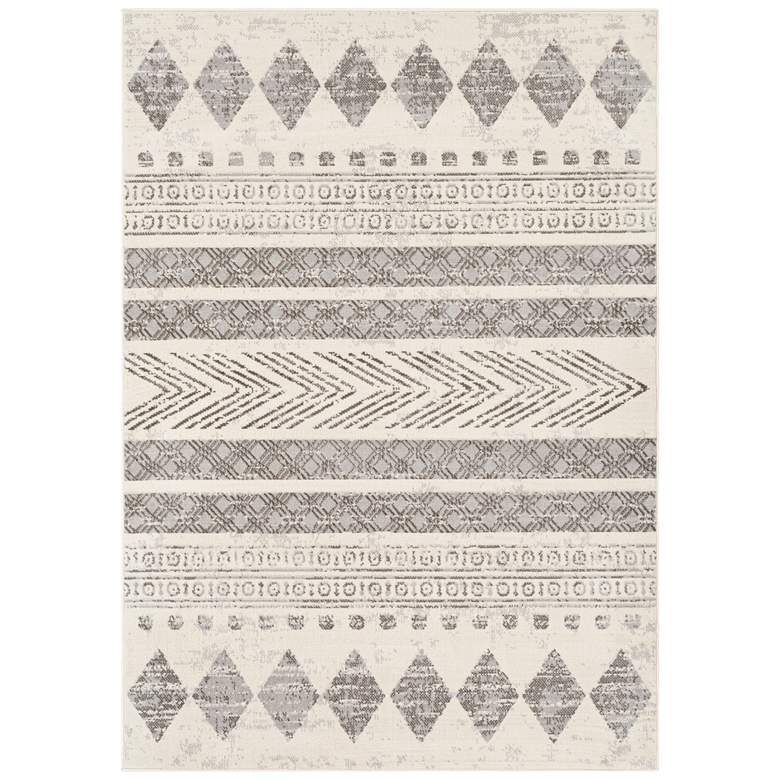 Image 2 Surya Pisa PSS-2306 5'x7' Medium Gray and Ivory Area Rug