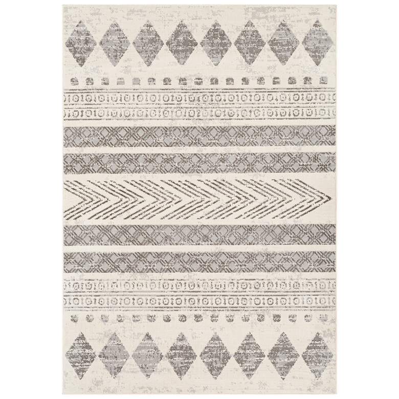 Image 2 Surya Pisa PSS-2306 5&#39;x7&#39; Medium Gray and Ivory Area Rug