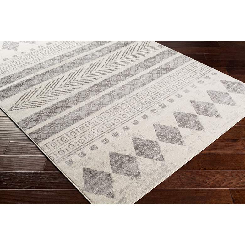 Image 3 Surya Pisa PSS-2306 5&#39;x7&#39; Medium Gray and Ivory Area Rug more views