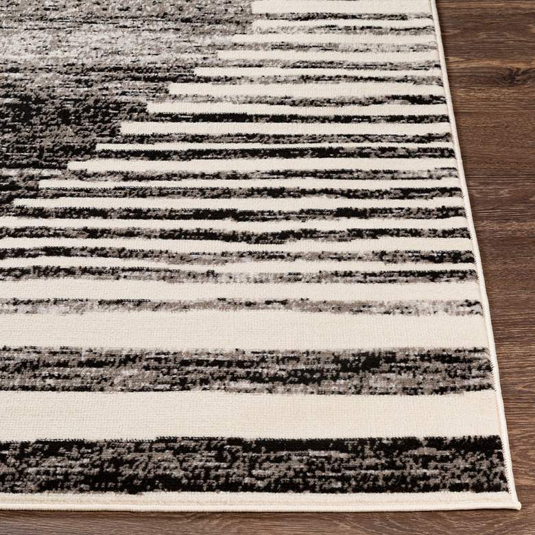Image 5 Surya Pisa PSS-2312 5'x7' Black and Medium Gray Area Rug more views