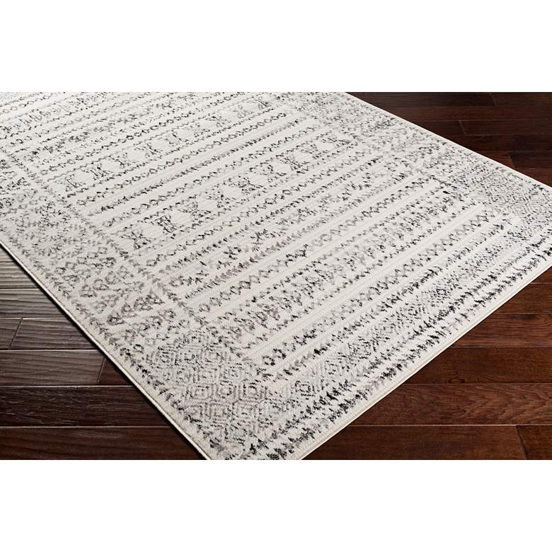 Image 3 Surya Pisa PSS-2313 5'x7' Medium Gray and Black Area Rug more views