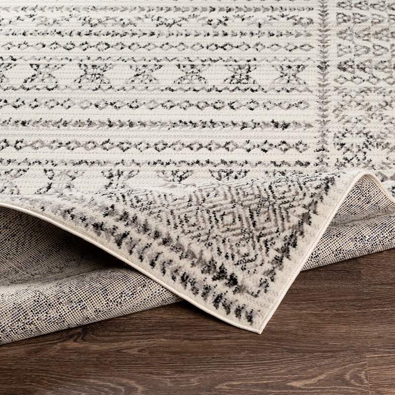 Image 4 Surya Pisa PSS-2313 5'x7' Medium Gray and Black Area Rug more views