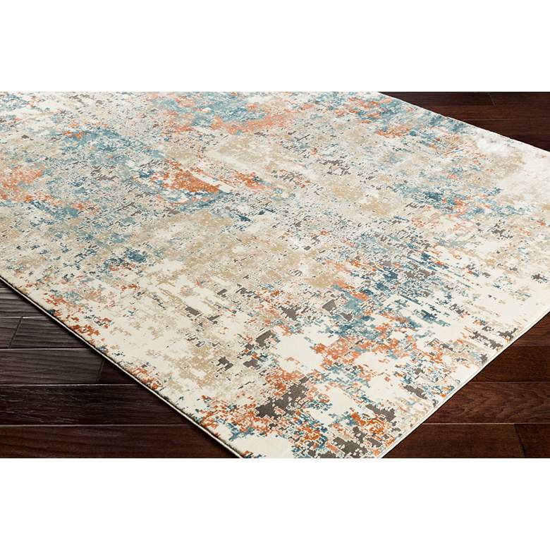 Surya Pune PUN-2302 5&#39;x8&#39; Teal and Beige Area Rug more views