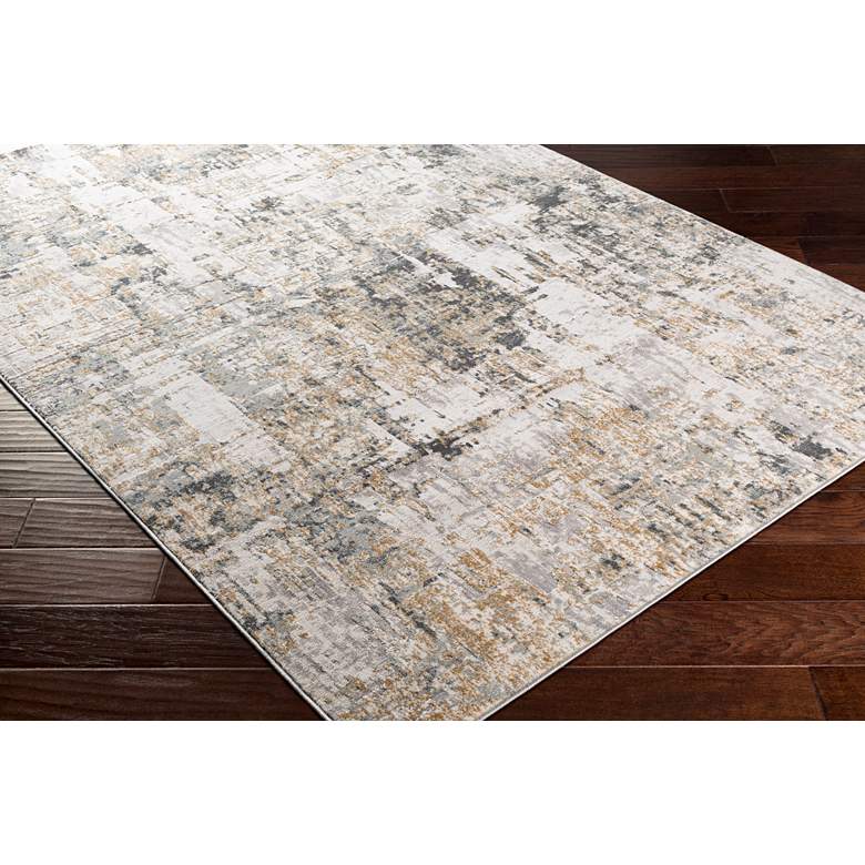 Image 3 Surya Quatro QUA-2300 5&#39;x8&#39; Medium Gray and Beige Area Rug more views