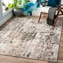Thumbnail1 of Surya Quatro QUA-2300 8'x10' Medium Gray and Beige Area Rug