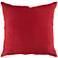 Surya Red Storm 18" Square Decorative Pillow