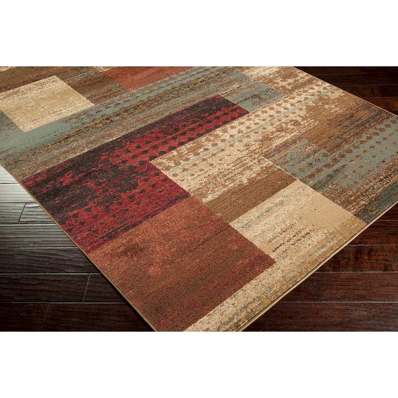 Image 3 Surya Riley RLY-5004 5'x8' Dark Brown and Dark Red Area Rug more views