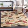 Thumbnail1 of Surya Riley RLY-5010 8'x11' Dark Brown and Dark Red Area Rug