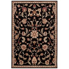 Image2 of Surya Riley RLY-5025 5'x8' Black and Tan Area Rug