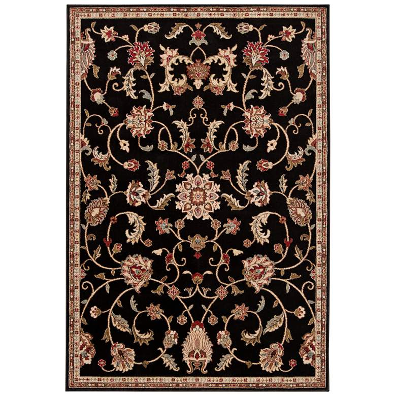 Image 2 Surya Riley RLY-5025 5'x8' Black and Tan Area Rug