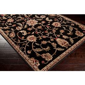 Image3 of Surya Riley RLY-5025 5'x8' Black and Tan Area Rug more views