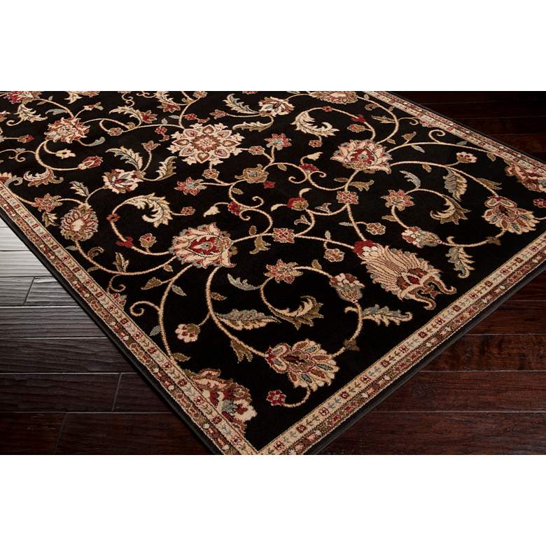 Image 3 Surya Riley RLY-5025 5&#39;x8&#39; Black and Tan Area Rug more views