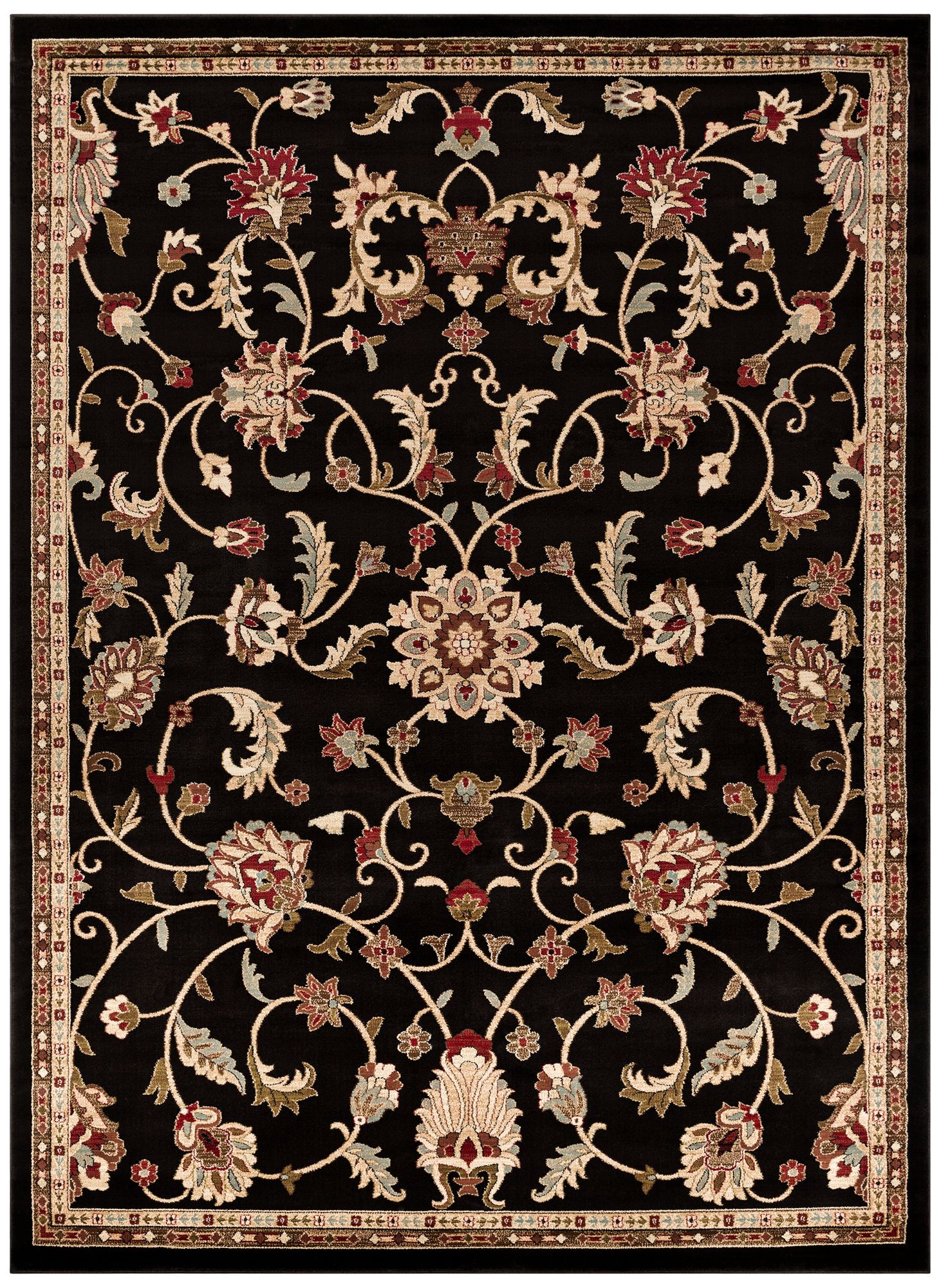 Thumbnail2 of Surya Riley RLY-5025 8'x11' Black and Tan Area Rug