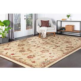 Image1 of Surya Riley RLY-5026 5'x8' Khaki and Dark Brown Area Rug