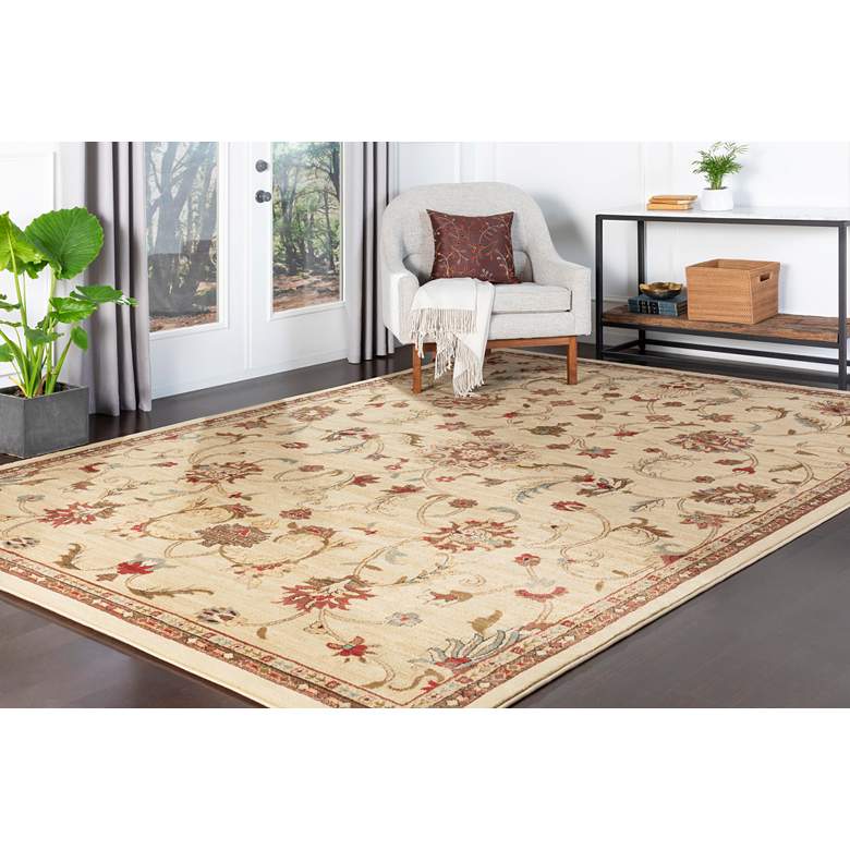 Image 1 Surya Riley RLY-5026 5'x8' Khaki and Dark Brown Area Rug