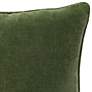 Surya Safflower Grass Green 18" Square Decorative Pillow
